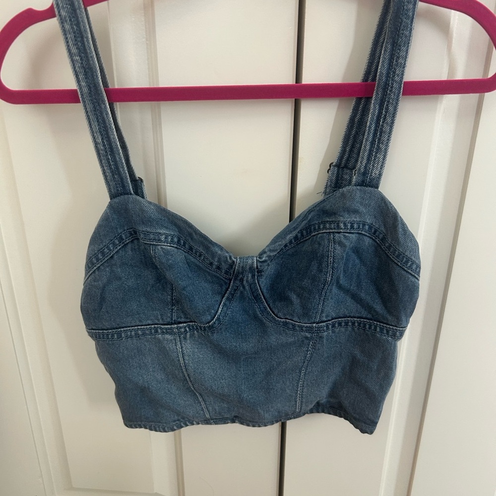 Denim top